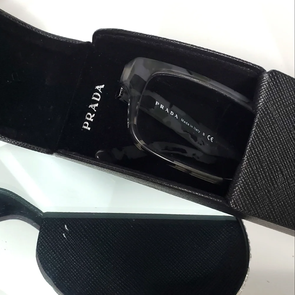 PRADA $490 VPR 16M Spotted Rx Prescription Eyeglasses